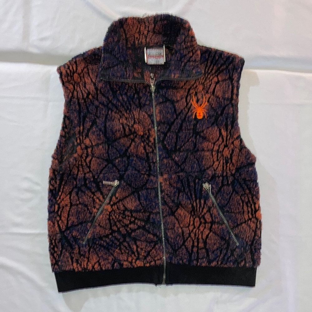 Spyder Active Sports Fuzzy Zipper Vest